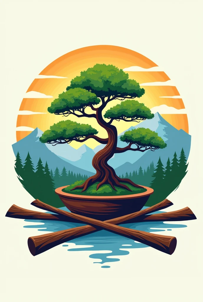 Haz un logo scout bonsai