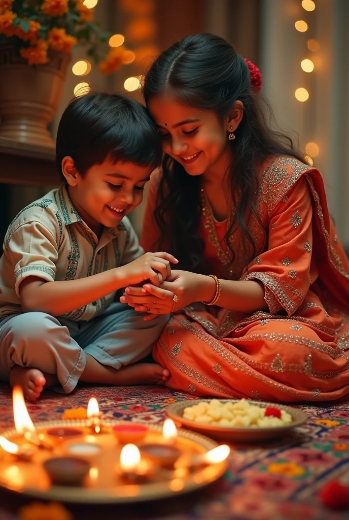 Rakshabandhan  image  brother with sister 