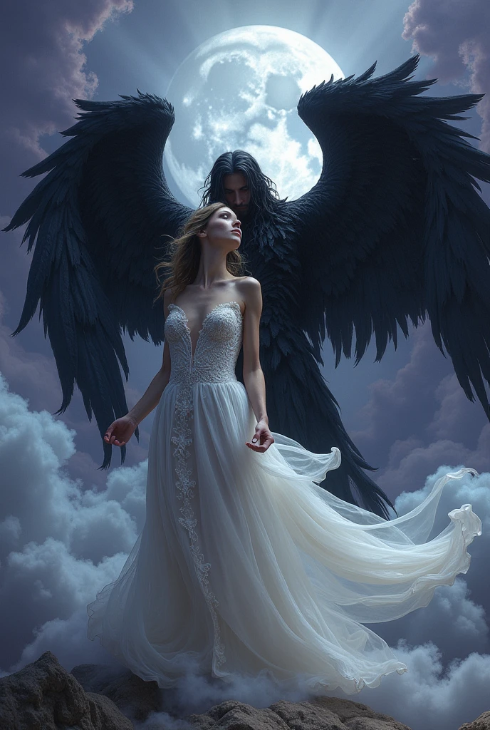 Death with aspect , dark and Machiavellian , Black Wings ,killing an angel