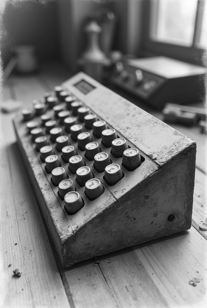 graphite on paper based keypad 