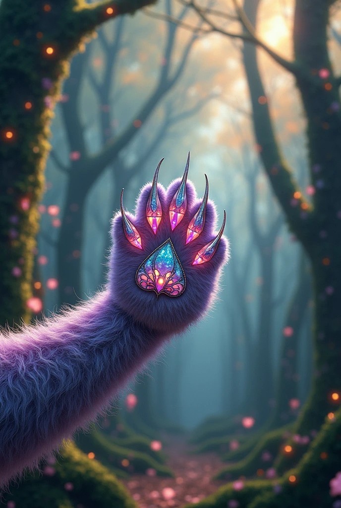 Fantasy cat paw
