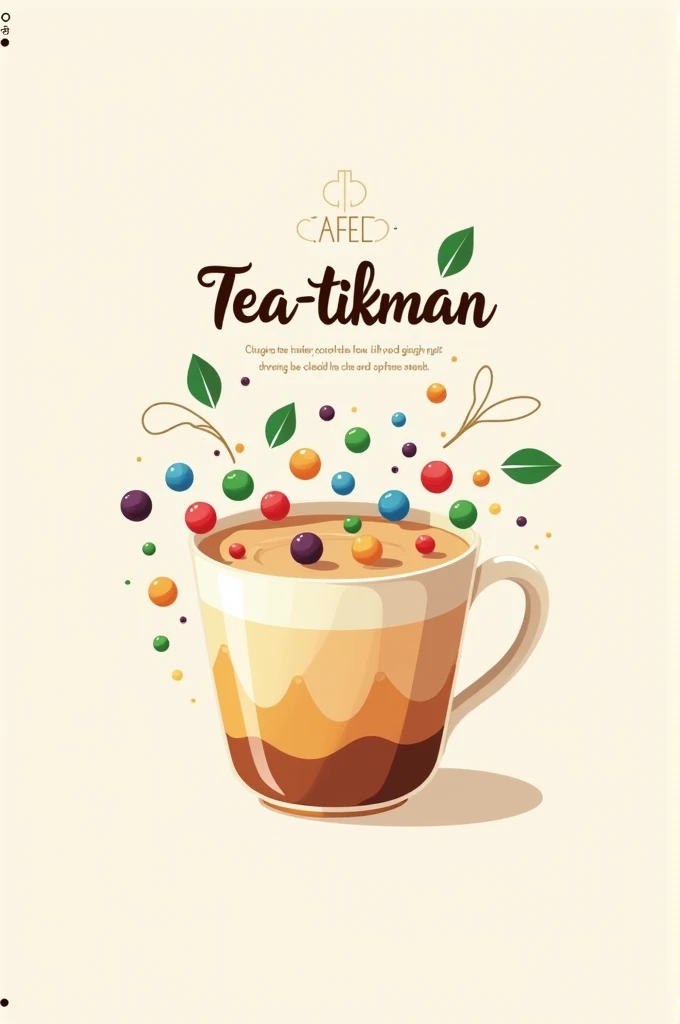 Gawan mo ako ng logo about sa milktea ang pangalan ng akin milktea ay "Tea- Tikman"