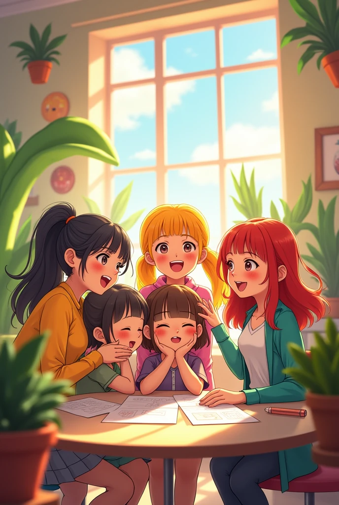 Five cute girls from the Dozle company.