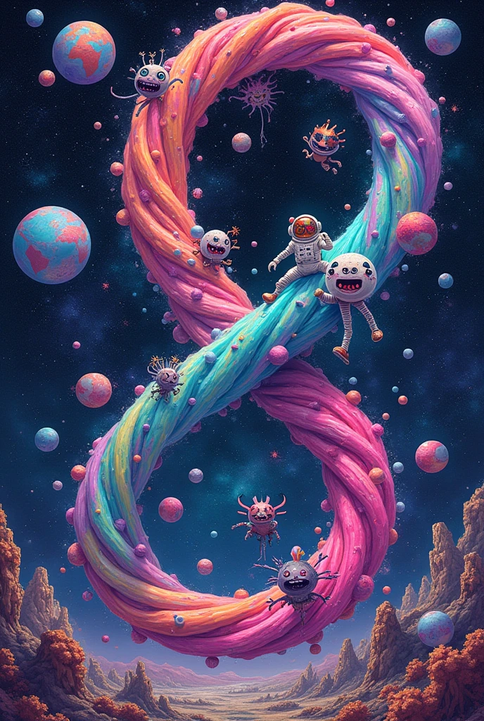 Infinity sign ???????? surreal universe style