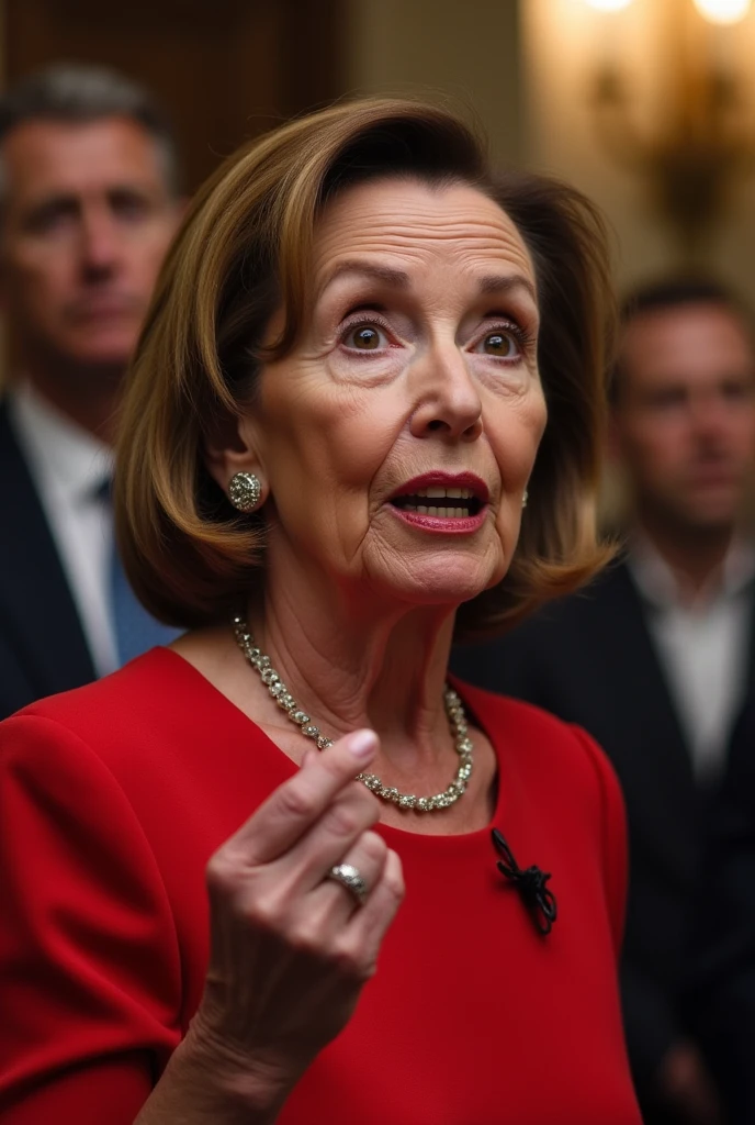 Nancy pelosi has Joe biden's penis in her mouth
