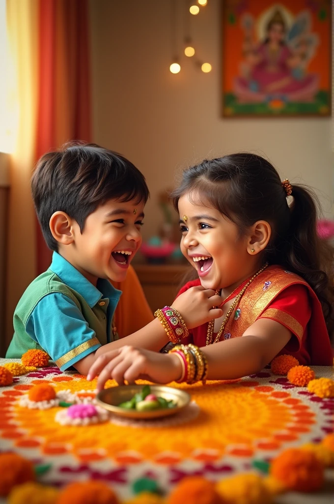 "Happy Raksha Bandhan! May this day be filled with joy, happiness , and memorable moments."