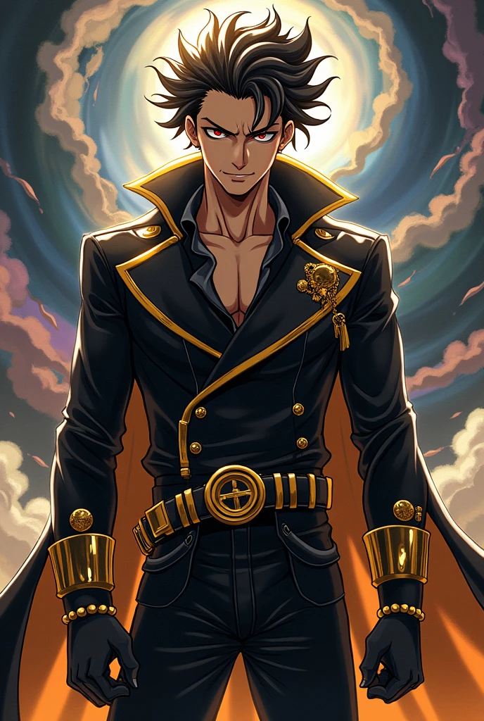 A picture of Stray Kids member Bang Chan cosplaying Jotaro Kujo from JoJo's Bizarre Adventure
