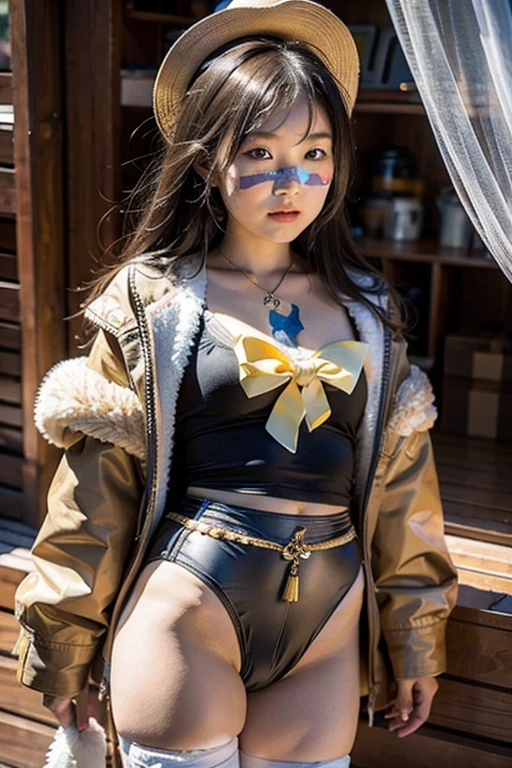 Mongolian Girl, 12, Diaper