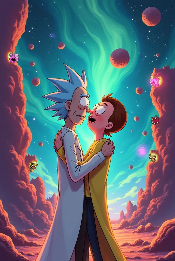 Rick x Morty Yaoi lemon