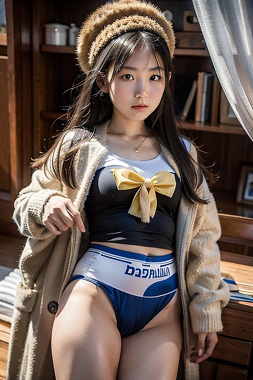 Mongolian Girl, 12, Diaper