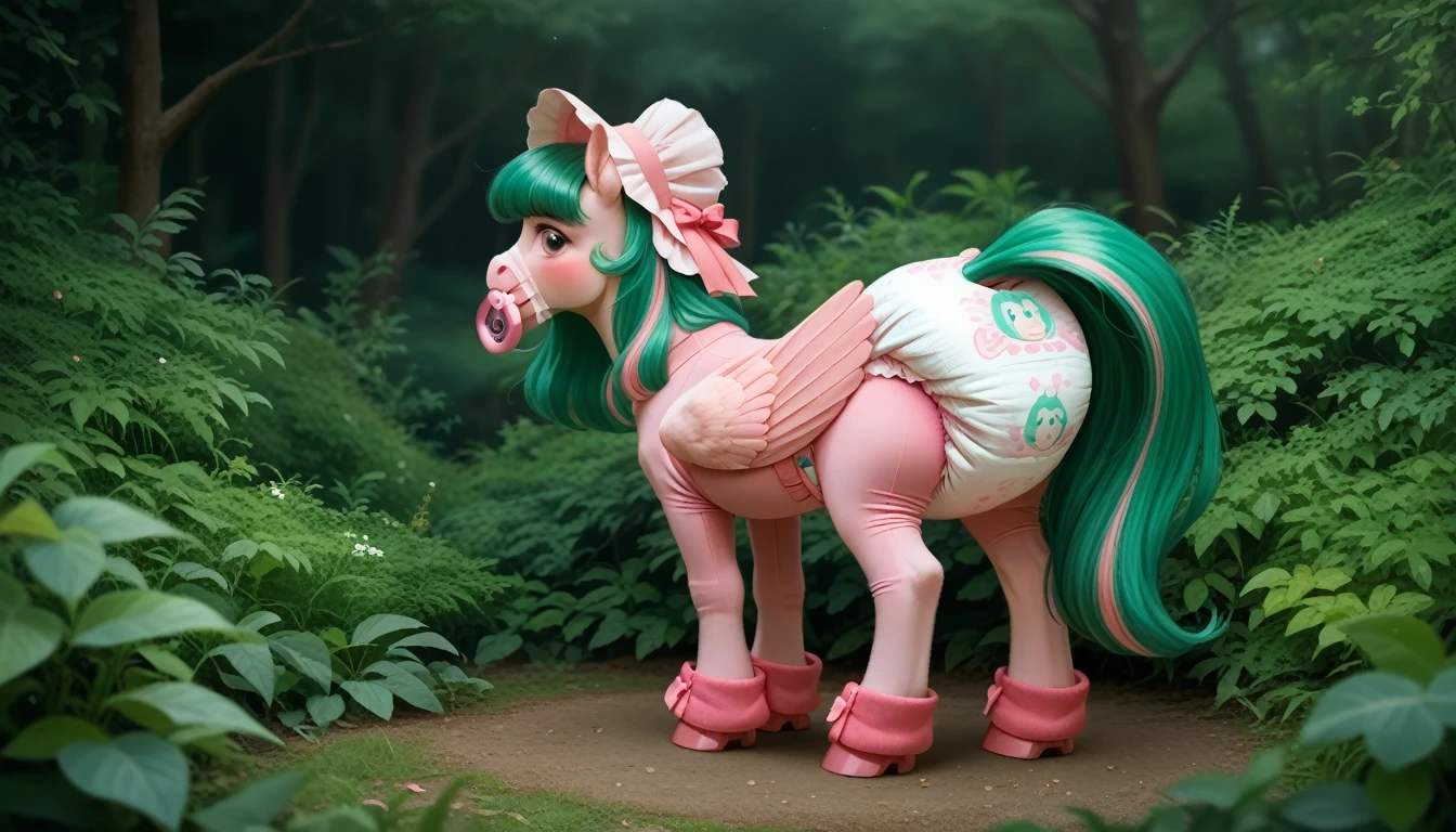 solo focus, 1femle, female, (feral pony:1.6),pinkie_pie, girly, long pink hair,pink fur, (hyper hips:1.4), (hyper pussy:1.2 ),  detailed crotch, pussy , laughing, masterpiece, best quality, photorealistic, hyperrealistic, ultra detailed, detailed eyes, accurate eyes,, detailed background, photo background, digital drawing (artwork), girly, bedroom eyes, breeding request, giant, (giant:1.9), (macro:1.6), (outside hillside:1.6), nude, (feminine body),huge nipple, (showing off pussy), puffy nipple,lactating,(gaping pussy),showing off pussy,hyper pregnant,(all_fours:1.4),anus,cum, (pov backside)