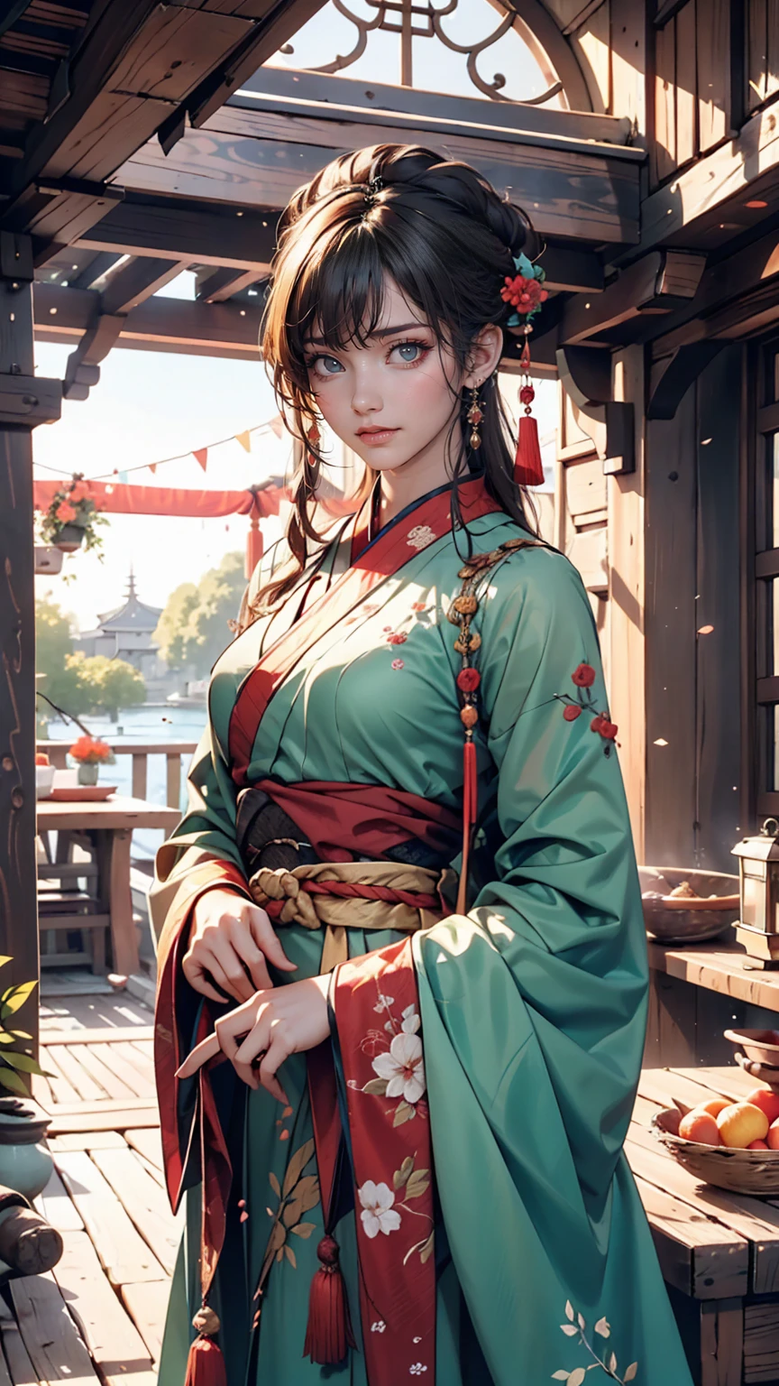 /Imagination Tips: https://Image 5.Canada.Sea Art.eat/Quiet/upload/20230609/8209bbe6-5d3d-417a-ba6d-8cbde95790a7.png aesthetics, Beautiful girl illustration, Wearing a light green Hanfu:::2, diagonal configuration, View from above: :0.5, Unreal Engine: :0.5, Soft Light::0.5, green: :2, High resolution: :0.5, Featry Castle, Realistic::2, Chinese Costume: :2, embroidery::1, Portreatt Photography::2 --No lantern Brick Red --ar 16:9 --S 70 --Q 0.5 --IW 1.25--V5.1