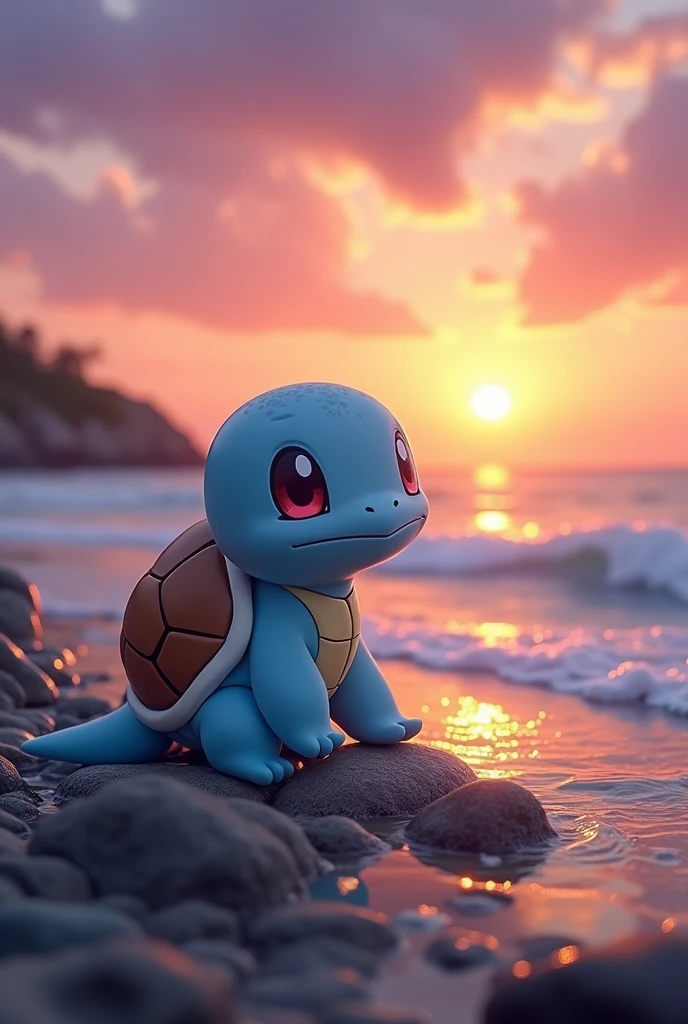 Squirtle cute Sunset beautiful