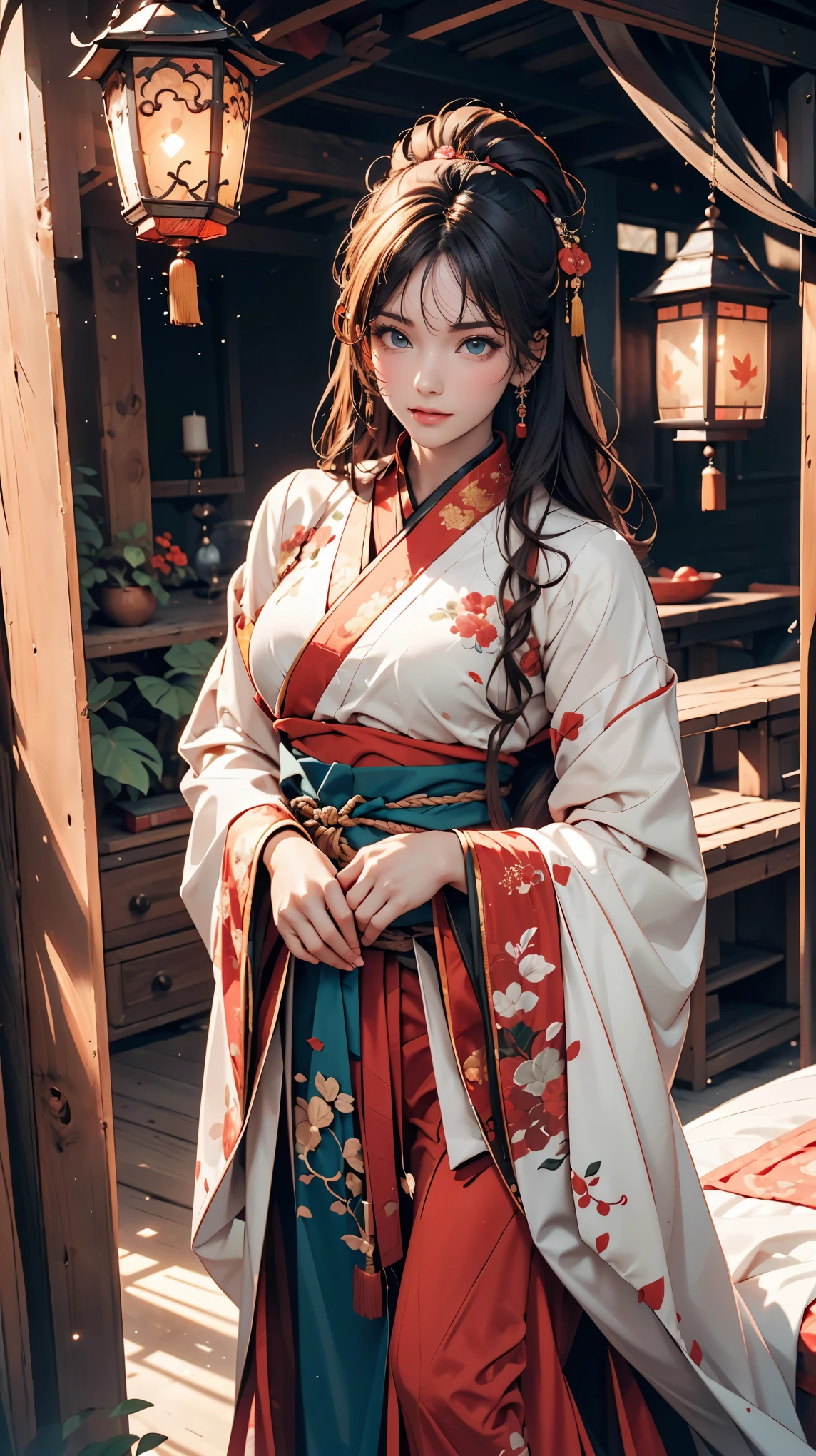 /Imagination Tips: https://Image 5.Canada.Sea Art.eat/Quiet/upload/20230609/8209bbe6-5d3d-417a-ba6d-8cbde95790a7.png aesthetics, Beautiful girl illustration, Wearing a light green Hanfu:::2, diagonal configuration, View from above: :0.5, Unreal Engine: :0.5, Soft Light::0.5, green: :2, High resolution: :0.5, Featry Castle, Realistic::2, Chinese Costume: :2, embroidery::1, Portreatt Photography::2 --No lantern Brick Red --ar 16:9 --S 70 --Q 0.5 --IW 1.25--V5.1