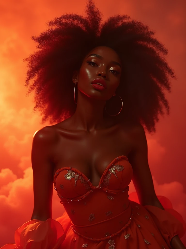 Vagina big lips, dark skin, Womancore, stunning 8 K, volumetric lighting