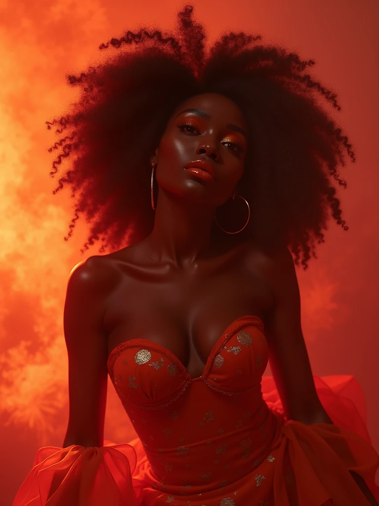Vagina big lips, dark skin, Womancore, stunning 8 K, volumetric lighting