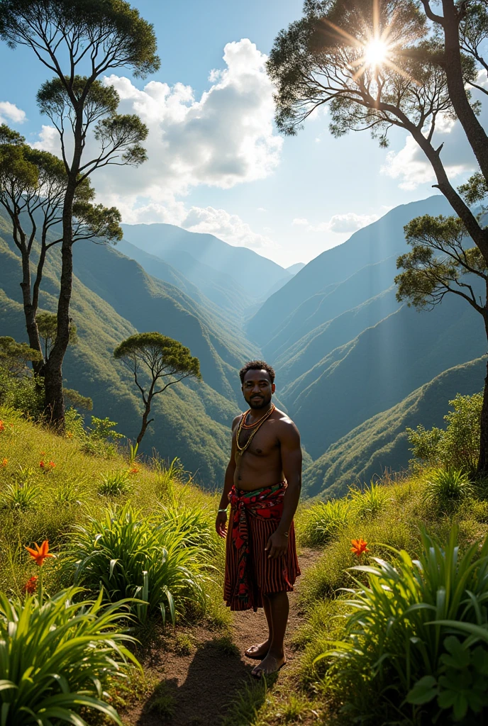 Raymond Henao in Papua new guinea in eastern highlands province in bena district 
