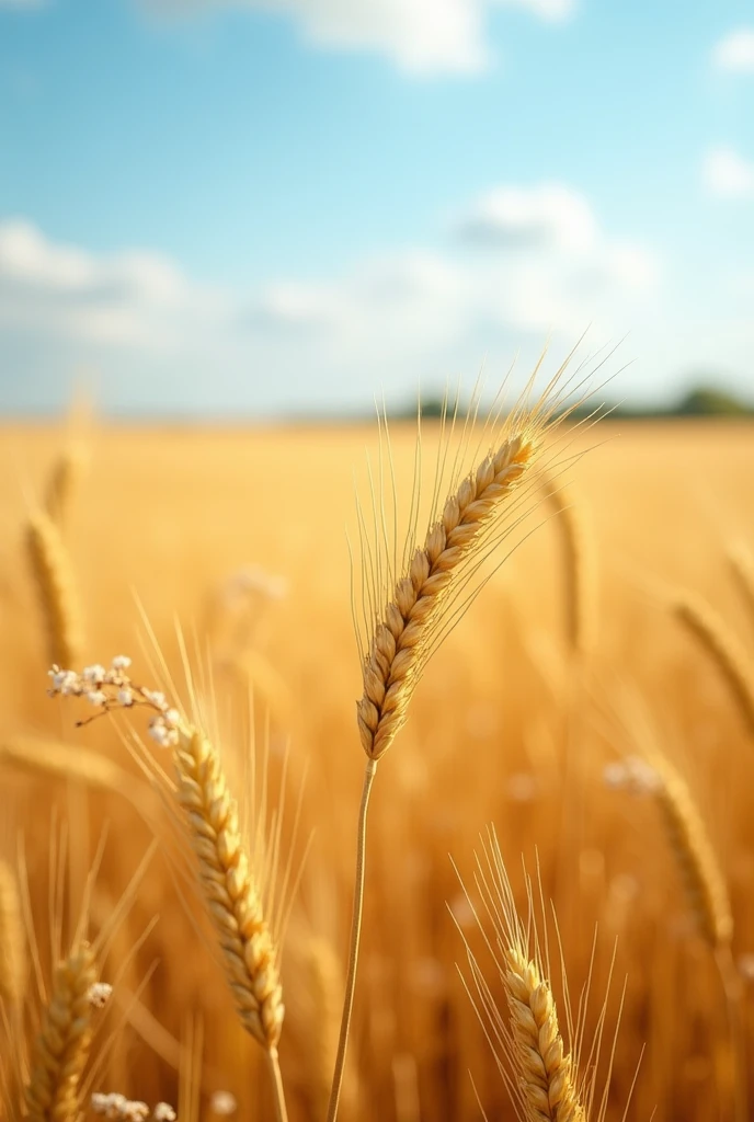 In the expansive wheat field, with no horizon in sight under the scorching sun, a realistic photograph emerges in 8K quality. The golden ripples of the wheat sway gently in the breeze, casting long, elegant shadows on the ground. The sun's intense glare bathes the scene in a warm, golden light, reflecting off the dew-kissed blades of grass. In this exquisite, vivid representation of nature, every detail is captured – from the intricacies of the wheat stalks to the subtle nuances of the sun-kissed earth. The absence of a horizon adds to the sense of infinite space, emphasizing the grandeur and beauty of the natural world in