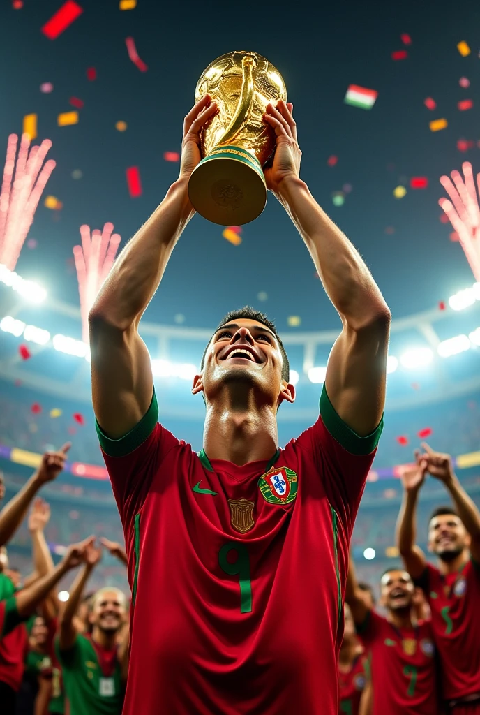 Ronaldo winning worldcup
