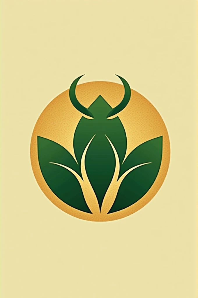Logo for a rice brand called "Bulk Gold" and its main colors are gold and green.