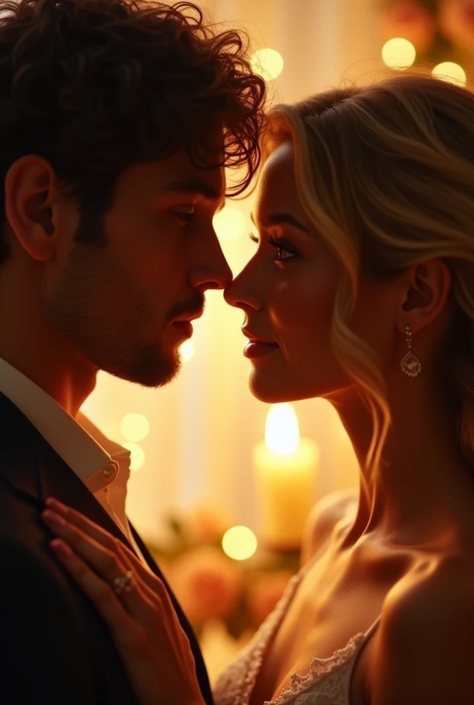 Create a profile pic for deep romance for insta dp, seducing, intimacy