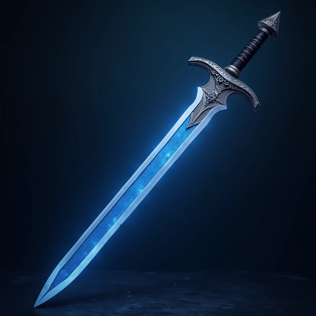 Blue long sword