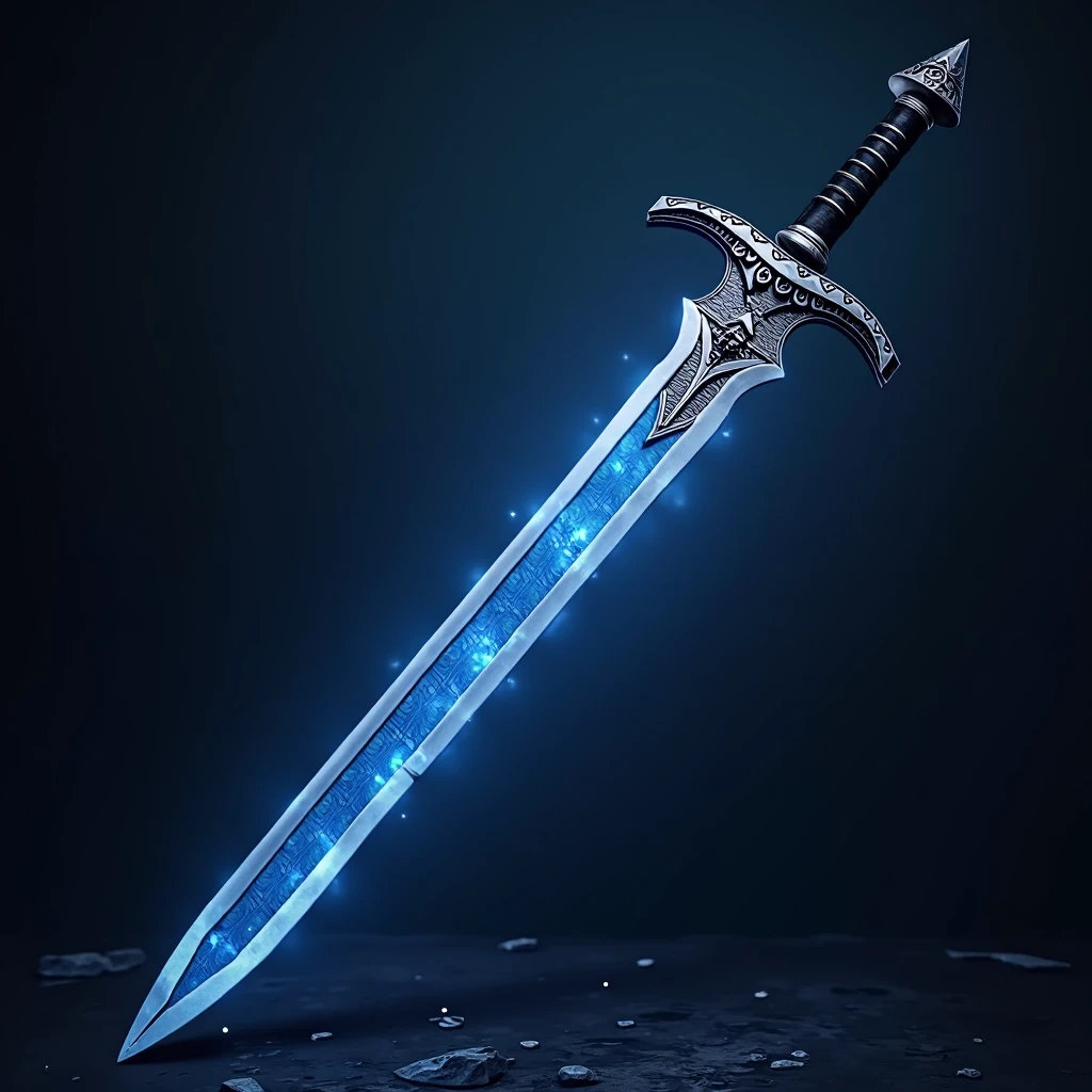 Blue long sword
