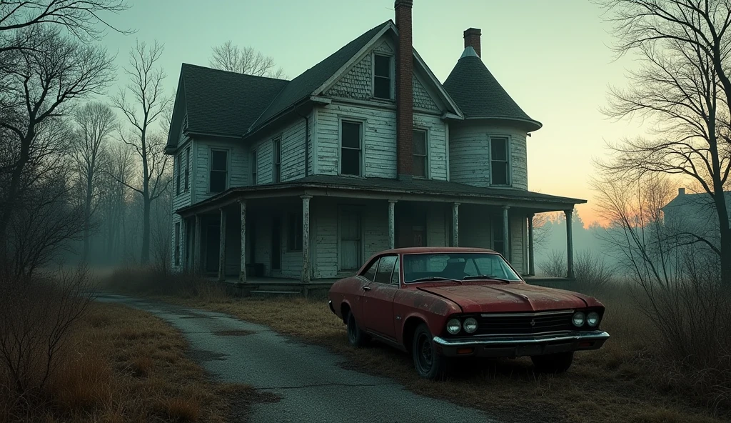 Epilogue.
In the morning, villagers found the car abandoned in front of the old house, but there were no signs of life from the owners. The old house fell silent again, keeping its dark secrets. Those who once entered it never returned. And that night, the *Bloody Old House* had added countless victims to its list.
(Farah, Siska is females and Rian, Andi is male)