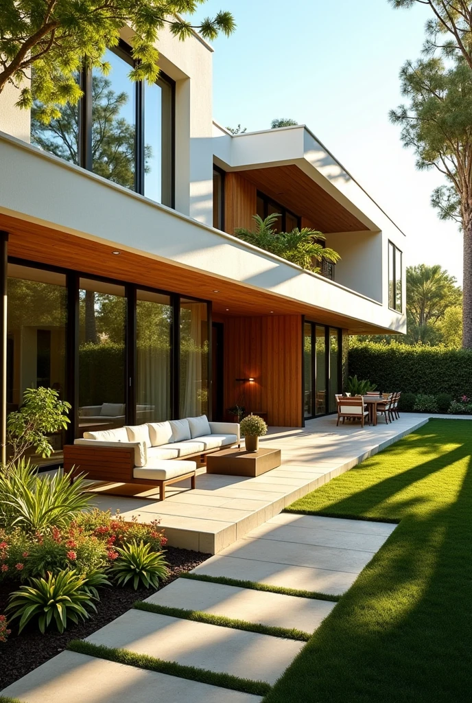 Create an image of the house from the reality show 'The Famous House'