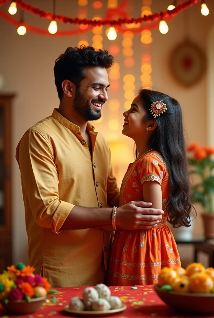 Create a happy raksha bandhan post for elder brother