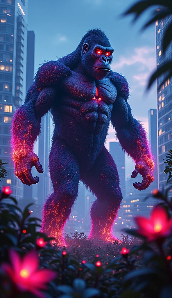 Lighting man and kong hybrid production result