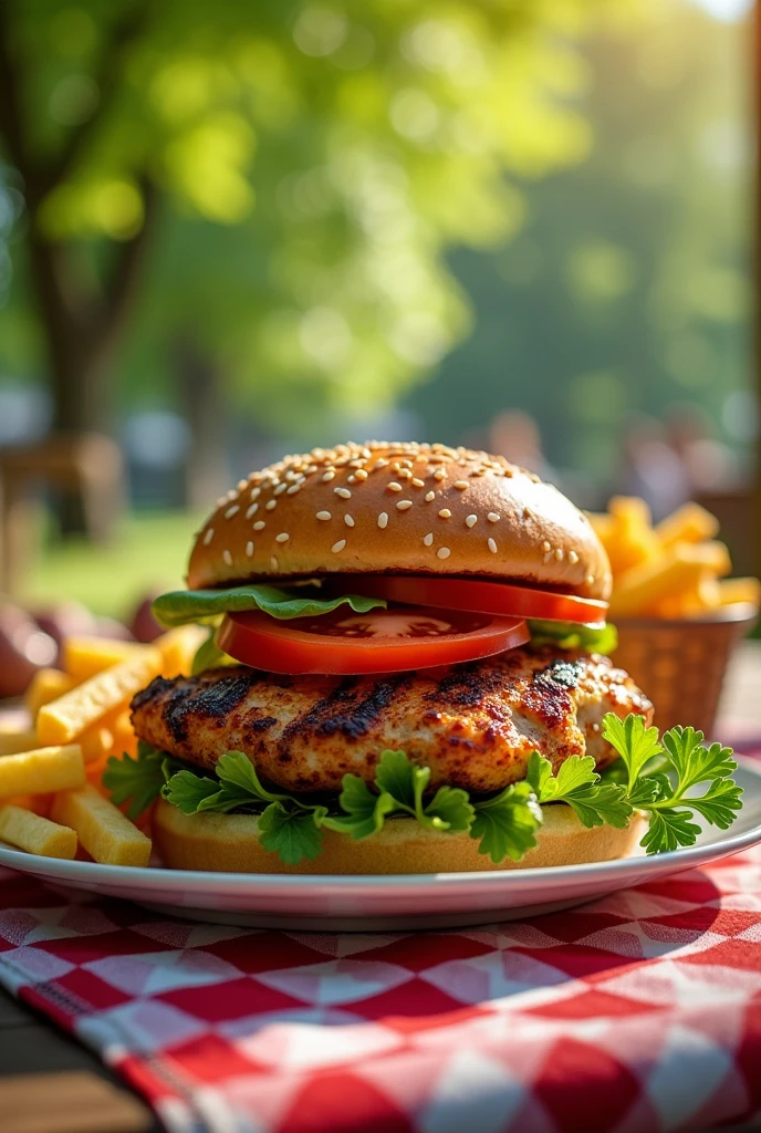 chicken burger
