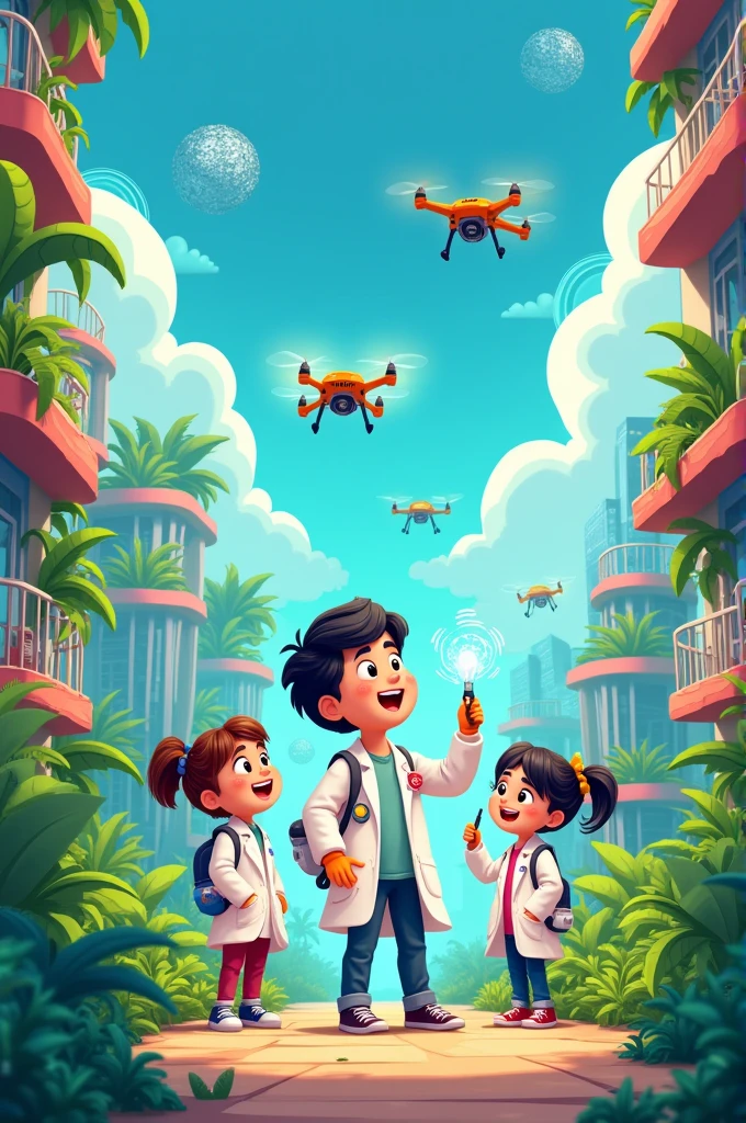 Thai science cartoons are advancing with the world.