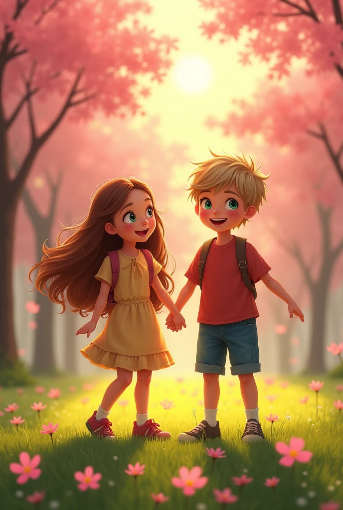 Girl with boy