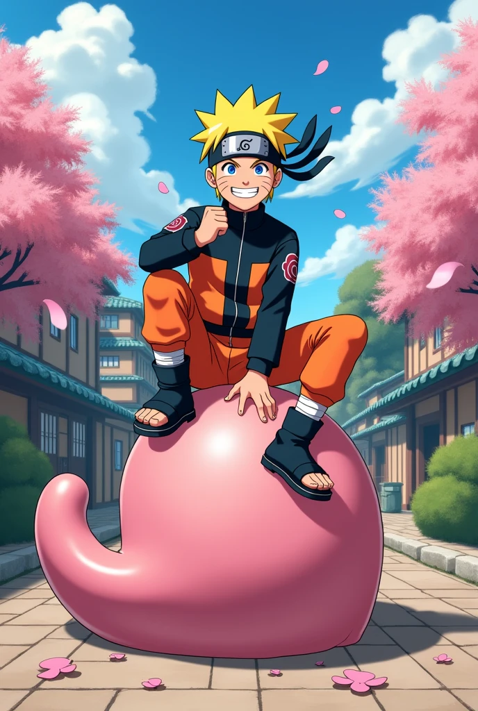 Naruto sitting on a penis 