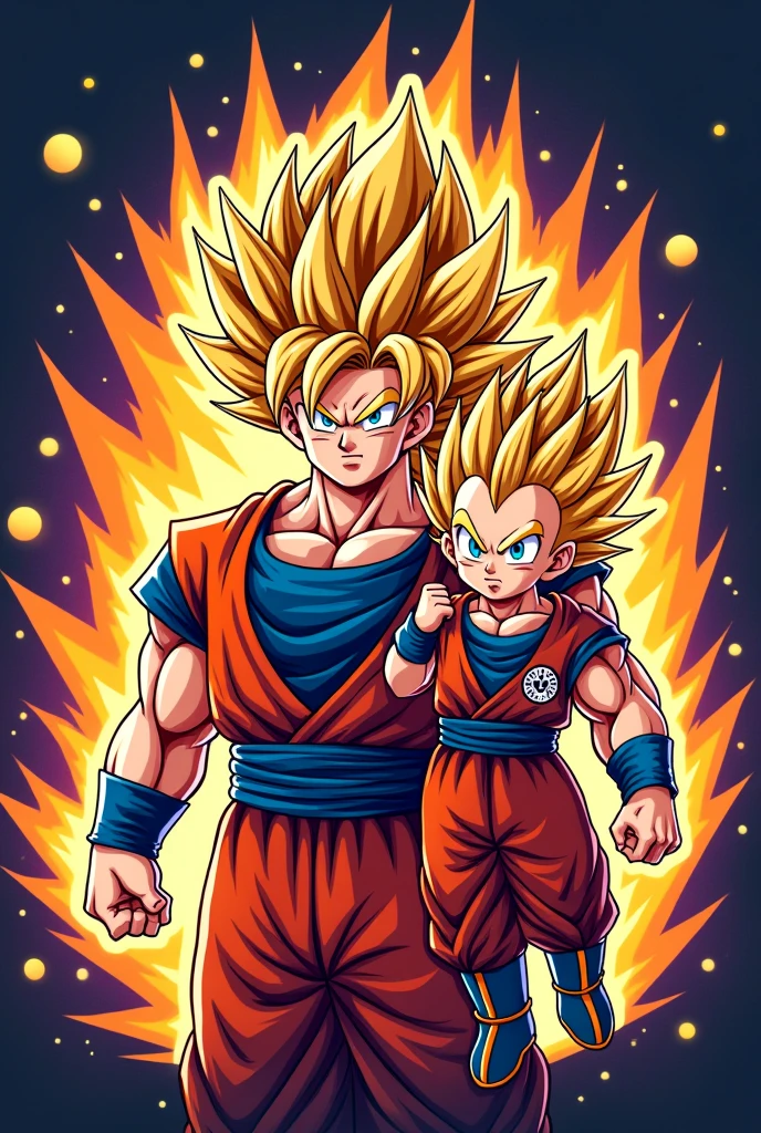 Jay and jayy father and son super sayian gaming logo