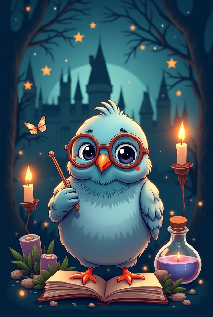 I need team t-shirt designs that have a pigeon and elements of the Harry Potter saga