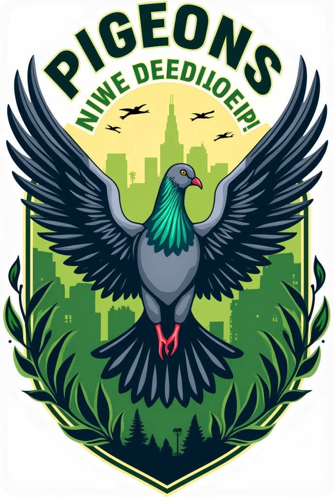 Crest for a team called: pigeons from Osasco-SP