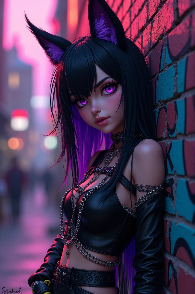 Emo female furry