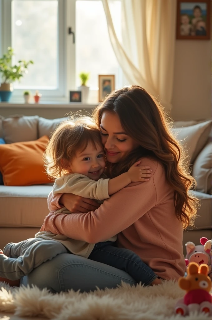 Hug mom
