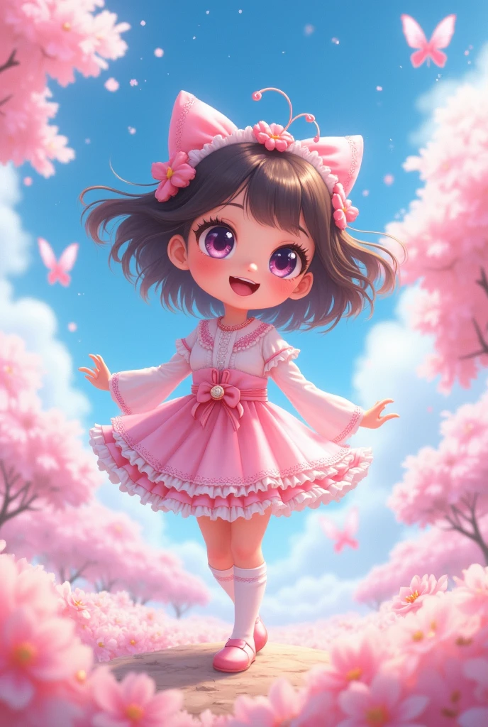 Cute anime big oppai