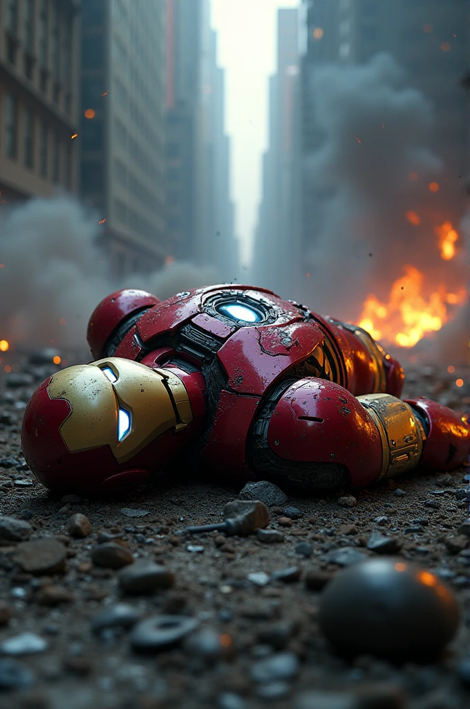 Iron man decapited