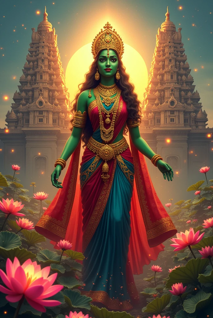 I need pictures of Indian god Meenakshi