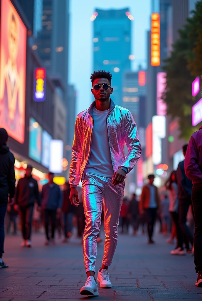 Street fashion for men in the future, 100 years from now