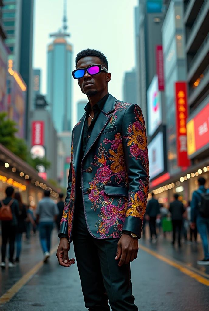 Street fashion for men in the future, 100 years from now