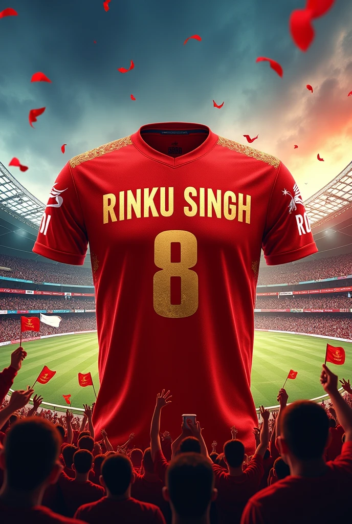 Rinku Singh to join RCB t-shirt