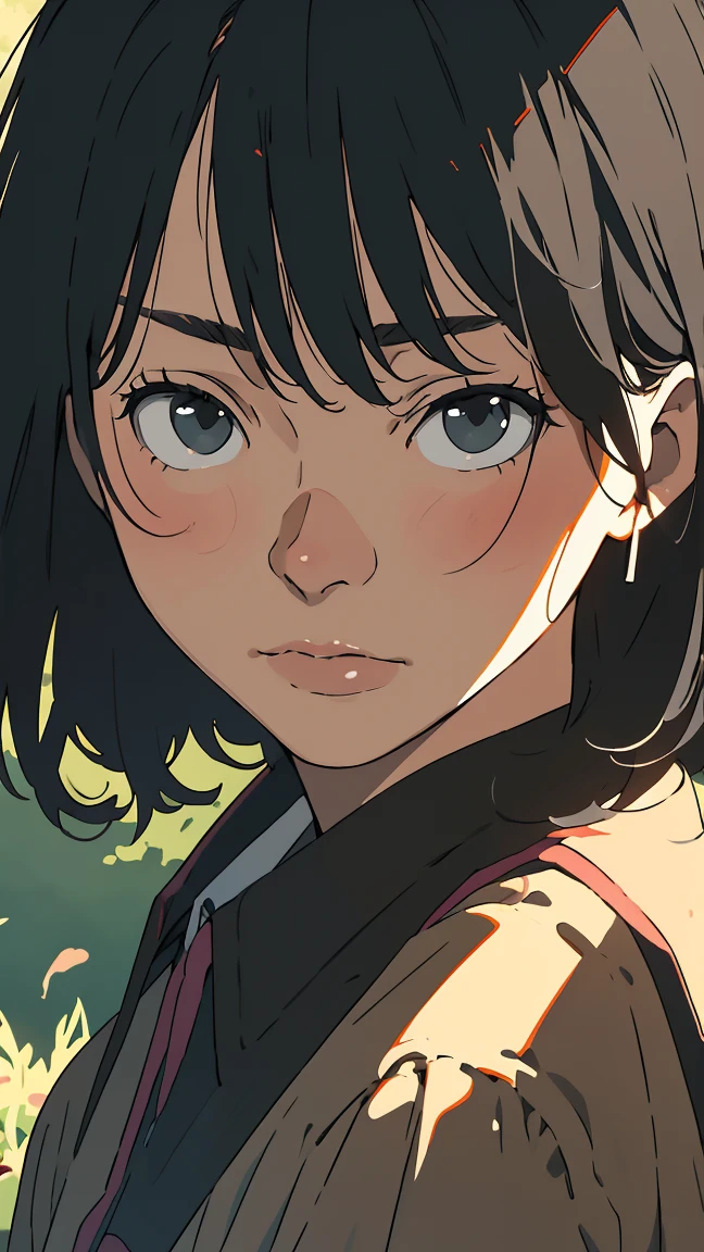 2D illustration, anime, Portraiture, Manga style, One Man, Black Hair、Short Hair, Purple eyes, compensate, beautiful, High resolution, masterpiece, Highest quality, Attention to detail, Attention to detailed eyes, Grain Filter, Detailed lips, High resolution, Ultra-detailed, High resolution, Black Hair,