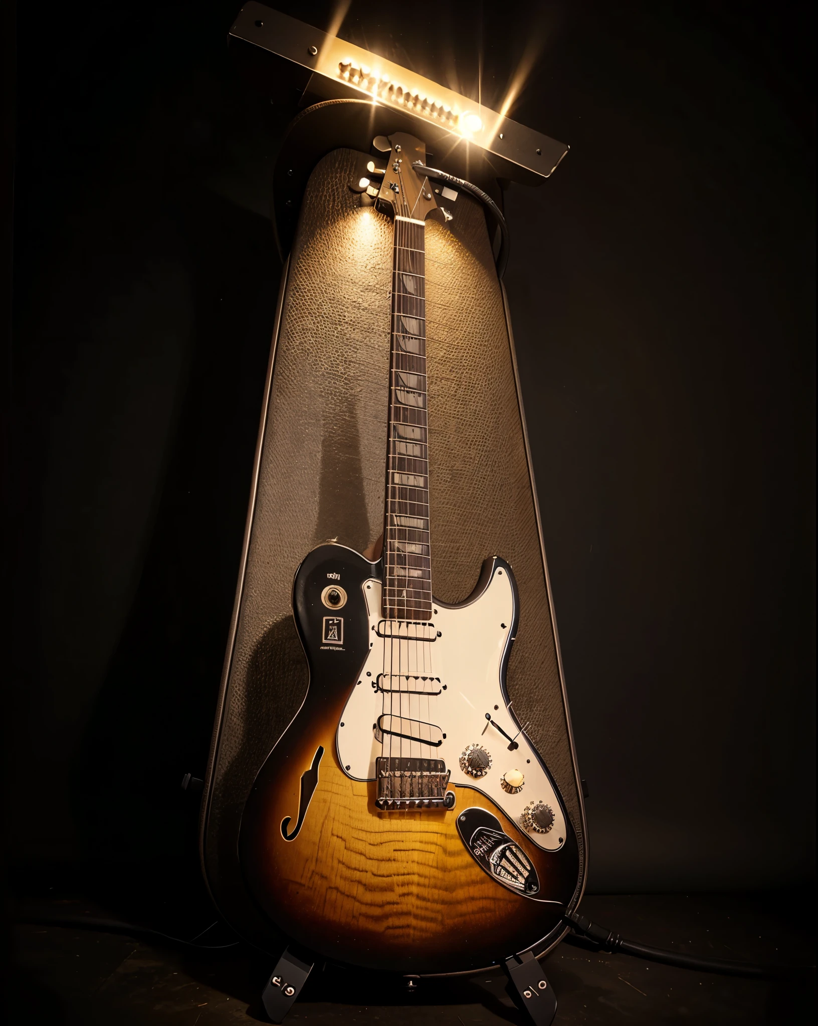 guitar, Eletric guitar, Detailed realistic electric guitar, guitar Power, Surrealism, God&#39;s Heaven, The power of god, God's Realm, clouds, Heavenly Fire, powers, ILM, Raios de fire, Rivers of water, Waterfalls, forst, Cedars, Higher power, natureza photorrealistic, Beauthfull, Blue Thunder, fire azul, Realistic fire azul, realistic thunder, electrical screws, realistic detailed 8k, 16K Realistic Detail, hard, Detailed Realistic Color, Detailed realistic thunder, fire azul Realistic 8K, Cores photorrealistic 8K, 8K detailed colors, Nitidez photorrealistic 8K, ULTRAHD Photorealism, Divine fire azul, Divine Electric Blue Thunder, Sombras photorrealistics 8K, Textura photorrealistic, naturals, heavens, heavenly, sky night, céu de Beauthfull, the night, majestic, majestic Sky, naturalsmente posh, thunders, Sky thunders, Divine thunder, Linda, golden, starlight, Heavenly Bolts, villany azul, Blue Screws, Rendering, photorrealistic, ultra high definition, 4K, detailed textures, thunder, detailed shadows, detailed colors, naturals Linda, Great Divine, detailed contrast, realistic contrast, high resolution, detailed colors, realistic detailed 16K, 8K high definition, detailed contrast, realistic contrast, high resolution, detailed colors, fire, villany, realistic detailed, posh, 