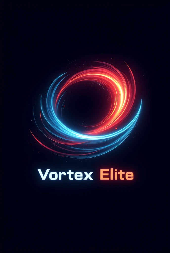 The logo for Vortex Elite can display a dynamic spinning or vortex symbol to depict energy and speed. Use strong and modern colors, like blue and black or red and black, to give a bold and professional impression. Add elements like sharp lines or light effects to highlight the futuristic impression. No "Vortex Elite" can be placed with a bold and easy-to-read font, with shadow or glow effects to make it stand out.