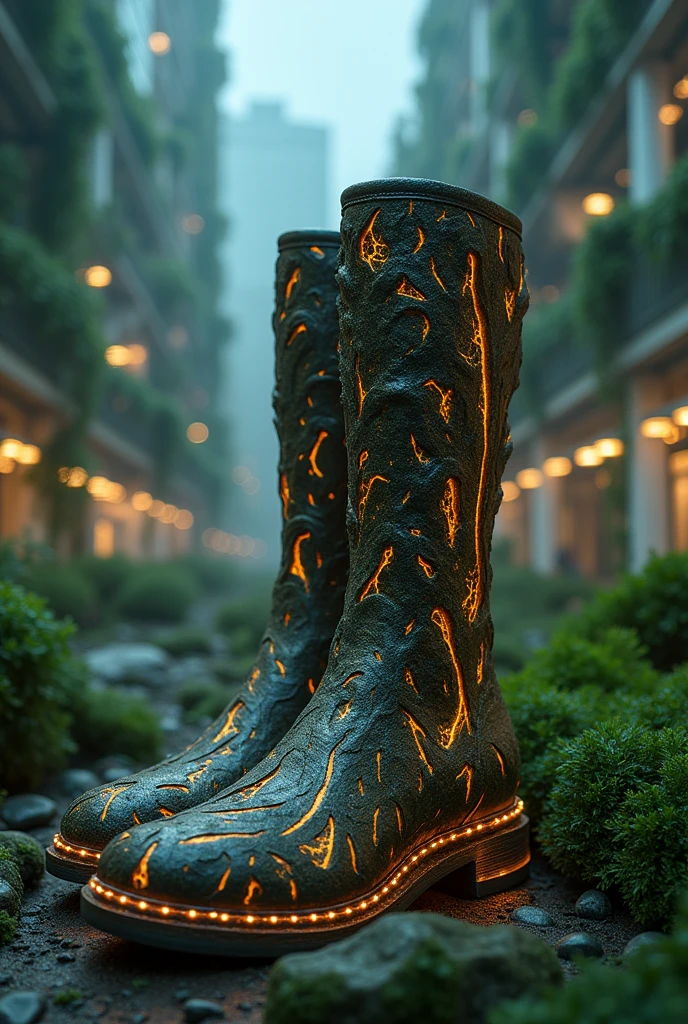 Boots inspired by tree roots 100 years from now